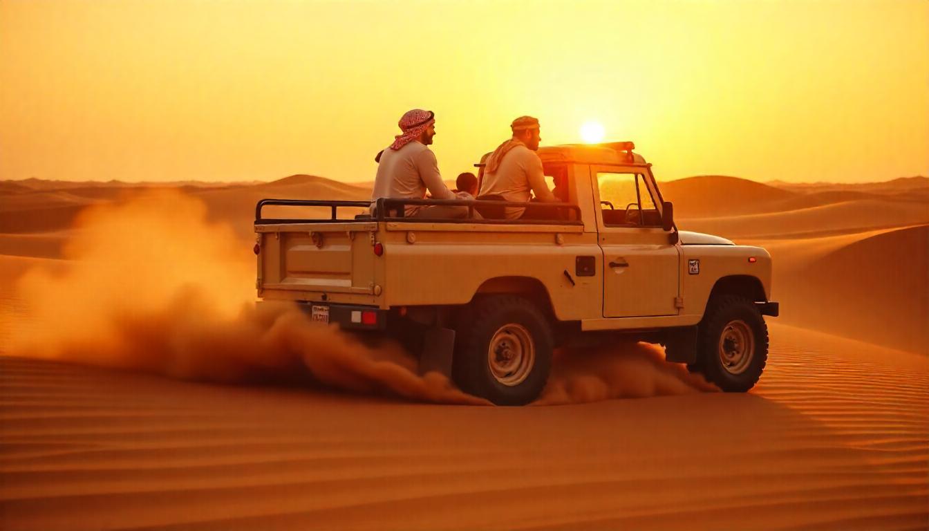 Evening Red Dunes Desert Safari Dubai 